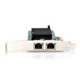 DIGITUS Karta Gigabit Ethernet PCI Express, dvouportová 32bitový držák s nízkým profilem, čipová sada Intel