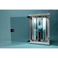 DIGITUS 10 "a 19" kombinovaná nástěnná skříň 10U horizontální (10 "), 5U vertikální (19"), šedá