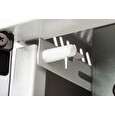DIGITUS 10 "a 19" kombinovaná nástěnná skříň 10U horizontální (10 "), 5U vertikální (19"), šedá