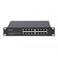 DIGITUS Gigabit Ethernet Switch 16 port, 10 palců, nespravovaný
