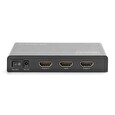 DIGITUS 4K HDMI Rozbočovač, 1x2, 4K2K, UHD / 60Hz EDID, HDR a downscaling na Full HD, HDCP, černá