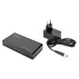 DIGITUS 4K HDMI Rozbočovač, 1x2, 4K2K, UHD / 60Hz EDID, HDR a downscaling na Full HD, HDCP, černá