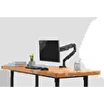 DIGITUS universální držáku monitoru s jednou plynovou pružinou 15-32 ", 9 kg (max.), Černé VESA: 75 x 75, 100 x 100