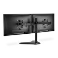 DIGITUS Univerální stojan pro dva monitory 15-32 ", 2x 8 kg (max.), Černá