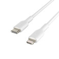 Belkin kabel USB - C - Lightning, 1m, bílý