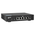 QNAP switch QSW-1105-5T (5x 2,5GbE port, pasiv. chlazení, 100M/ 1G/ 2,5G, Broadcom Chipset)
