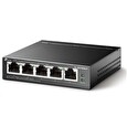TP-LINK switch TL-SG1005LP, 5xGbE RJ45, PoE+ 40W, fanless