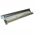 XtendLan Patch panel 19", 24 portů, Cat6a, stíněný, celokovový kryt