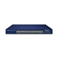 Planet SGS-5240-20S4C4XR L3 switch, 4x1Gb, 20x1Gb SFP, 4x10Gb SFP+, HW/IP stack, 2x power-in