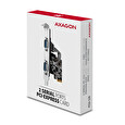 Axagon PCEA-S2N, PCIe řadič - 2x sériový port (RS232) 250 kbps, vč. LP