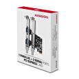 Axagon PCEA-PSN, PCIe řadič - 1x paralelní (LPT) + 2x sériový port (RS232) 250 kbps, vč. LP