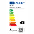 Nedis Wi-Fi chytrá LED žárovka/ E27/ A60/ 9W/ 230V/ 800lm/ 6500K/ teplá až studená bílá/ stmívatelná/ bílá