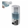Dávkovač Compactor Uno mýdla / šampónu na zeď, chrom plast, 360 ml, RAN6014
