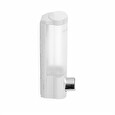 Dávkovač Compactor Uno mýdla / šampónu na zeď, bílý plast, 360 ml, RAN6013