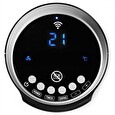 Nedis Wi-Fi chytrý horkovzdušný ventilátor/ sloupový/ termostat/ výkon 1200 a 2000 W/ černý