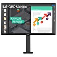 LG monitor IPS 27QN880 27" / 2560x1440 / 350cd/m2 / 5ms / DP / 2xHDMI / USB-C / repro