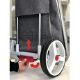 Nákupní taška Rolser Com Tweed Polar 8 na kolečkách, fialová