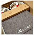 Nákupní taška Rolser Com Tweed Polar 8 na kolečkách, fialová