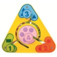 Hračka Bigjigs Toys Baby Aktivní trojúhelník s angličtinou