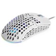 SPC Gear herní myš LIX onyx white / drátová / optická / PMW3325 / 800-8000dpi/1000Hz/ 6 tlačítek/ 59g / RGB / USB / bílá