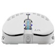 SPC Gear herní myš LIX onyx white / drátová / optická / PMW3325 / 800-8000dpi/1000Hz/ 6 tlačítek/ 59g / RGB / USB / bílá