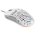 SPC Gear herní myš LIX+ onyx white / drátová / optická / PMW3360/800-12000dpi / 1000Hz/6 tlačítek / 59g /RGB/ USB / bílá