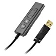 MSI herní headset IMMERSE GH61/ náhlavní/ 7.1 virtual/ zesilovač/ USB/ 3,5" jack
