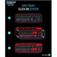 CONNECT IT Herní klávesnice NEO+, LED podsvícení, USB, CZ+SK verze
