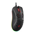 Genesis herní optická myš KRYPTON 550/RGB/Herní/Optická/Pro praváky/8 000 DPI/Drátová USB/Černá