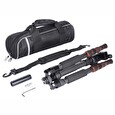 Rollei Stativ Traveller/ Zátěž 8kg/ Vytažený 148,5 cm/ Karbon/ Černý