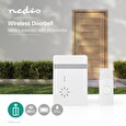 Nedis DOORB212WT - Sada Bezdrátového Domovního Zvonku| Napájení na Baterii | 36 Melodií