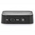 Nedis bezdrátový audio vysílač a přijímač/ Bluetooth 4.2/ 3,5mm výstup/ micro USB/ černý