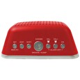 Aiwa CRU-19RD/ Radiobudík/ FM/ 2x přední USB/ Černo-červený