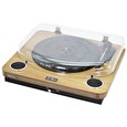 Aiwa GBTUR-120WD/ Gramofon/ BT/ USB/ SD/ Hnědý