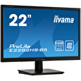 22" iiyama E2282HS-B5: TN, FullHD@75Hz, 250cd/m2, 1ms, VGA, HDMI, DVI, černý