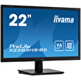 22" iiyama X2283HS-B5: VA, FullHD@75Hz, 250cd/m2, 4ms, VGA, HDMI, DP, černý
