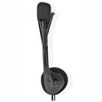 Nedis headset CHST100BK/ drátová sluchátka + mikrofon/ 2x 3,5 mm jack/ kabel 2 m/ černý