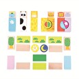 Kostky Bigjigs Toys Baby barevné Safari