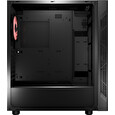 MSI skříň MAG VAMPIRIC 011C AMD Edition/ bez zdroje/ temperované sklo/ 1x RGB 120 mm fan/ 1x USB3.0/ 2x USB2.0/ černá