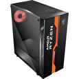 MSI skříň MAG VAMPIRIC 011C AMD Edition/ bez zdroje/ temperované sklo/ 1x RGB 120 mm fan/ 1x USB3.0/ 2x USB2.0/ černá