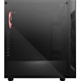 MSI skříň MAG VAMPIRIC 011C AMD Edition/ bez zdroje/ temperované sklo/ 1x RGB 120 mm fan/ 1x USB3.0/ 2x USB2.0/ černá