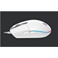 Logitech herní myš Gaming Mouse G203 LIGHTSYNC 2nd Gen, EMEA, USB, white