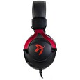 Arozzi herní sluchátka ARIA Black-Red/ náhlavní/ 2x 3,5" jack/ redukce na 1x 3,5" jack/ odnímatelný mikrofon
