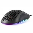 Arozzi herní myš FAVO Ultra Light Black/ drátová/ 16.000 dpi/ USB/ 7 tlačítek/ RGB/ černá