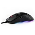Arozzi herní myš FAVO Ultra Light Black/ drátová/ 16.000 dpi/ USB/ 7 tlačítek/ RGB/ černá