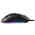 Arozzi herní myš FAVO Ultra Light Black/ drátová/ 16.000 dpi/ USB/ 7 tlačítek/ RGB/ černá
