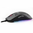 Arozzi herní myš FAVO Ultra Light Black-Grey/ drátová/ 16.000 dpi/ USB/ 7 tlačítek/ RGB/ černošedá