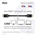 Club3D Adaptér HDMI 2.1 Ultra High Speed 4K120Hz, 8K60Hz, 48Gbps (M/M 1.5 m/4.92 ft)