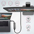 Axagon HMC-5G2, USB-C 3.2 Gen 2 10 Gb/s hub, porty HDMI 4K/30Hz + 2x USB-A + 2x USB-C, PD 60W, kabel USB-C 13cm