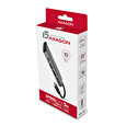 Axagon HMC-5G2, USB-C 3.2 Gen 2 10 Gb/s hub, porty HDMI 4K/30Hz + 2x USB-A + 2x USB-C, PD 60W, kabel USB-C 13cm